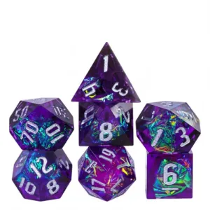 Sirens Calling - Candy Glitter Paper Dice - RPG Dice Set