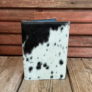 Small Notepad Cover - Black & White w/ No Embossed