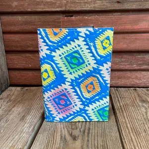 Small Notepad Cover - No Hide w/ Neon Trip Aztec