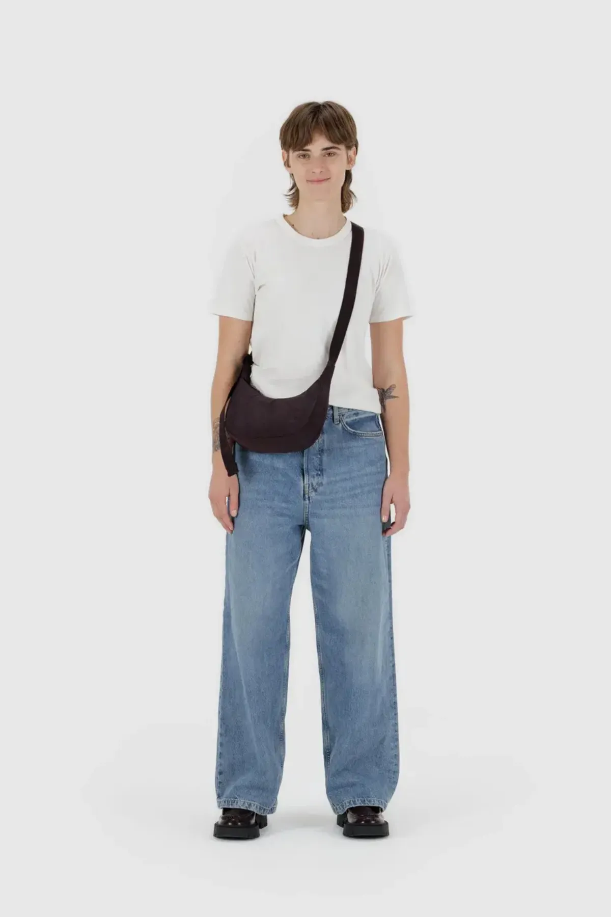 Small Nylon Crescent Bag