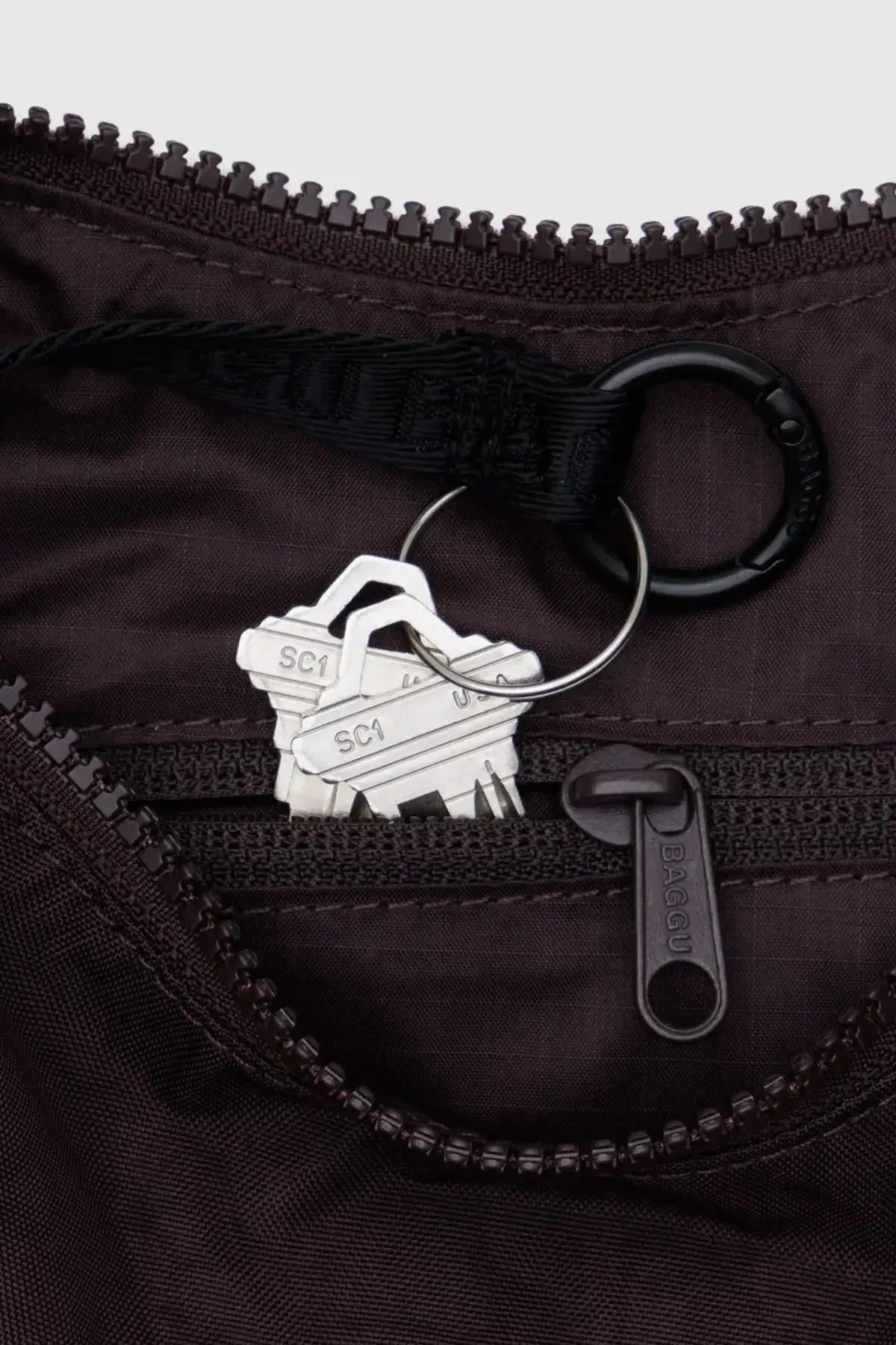 Small Nylon Crescent Bag