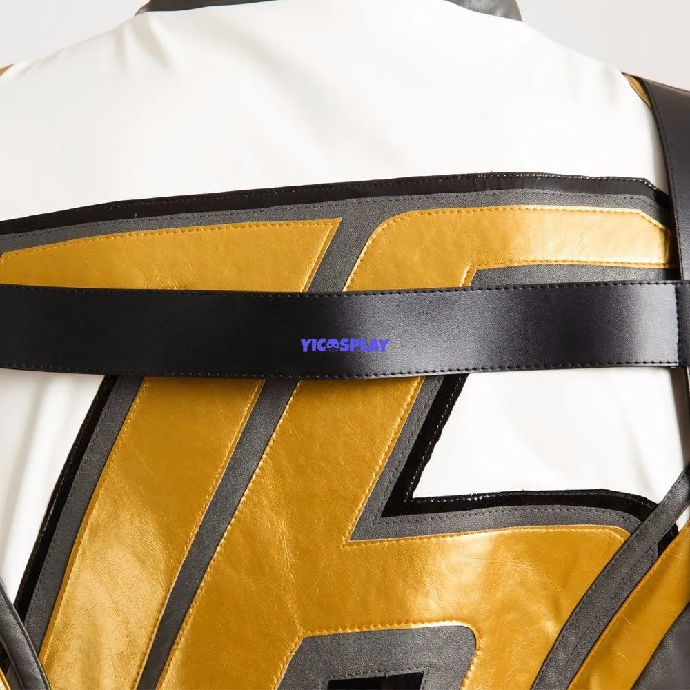 Soldier 76 Bio Jack Morrison Gold Outfit Cosplay Costume