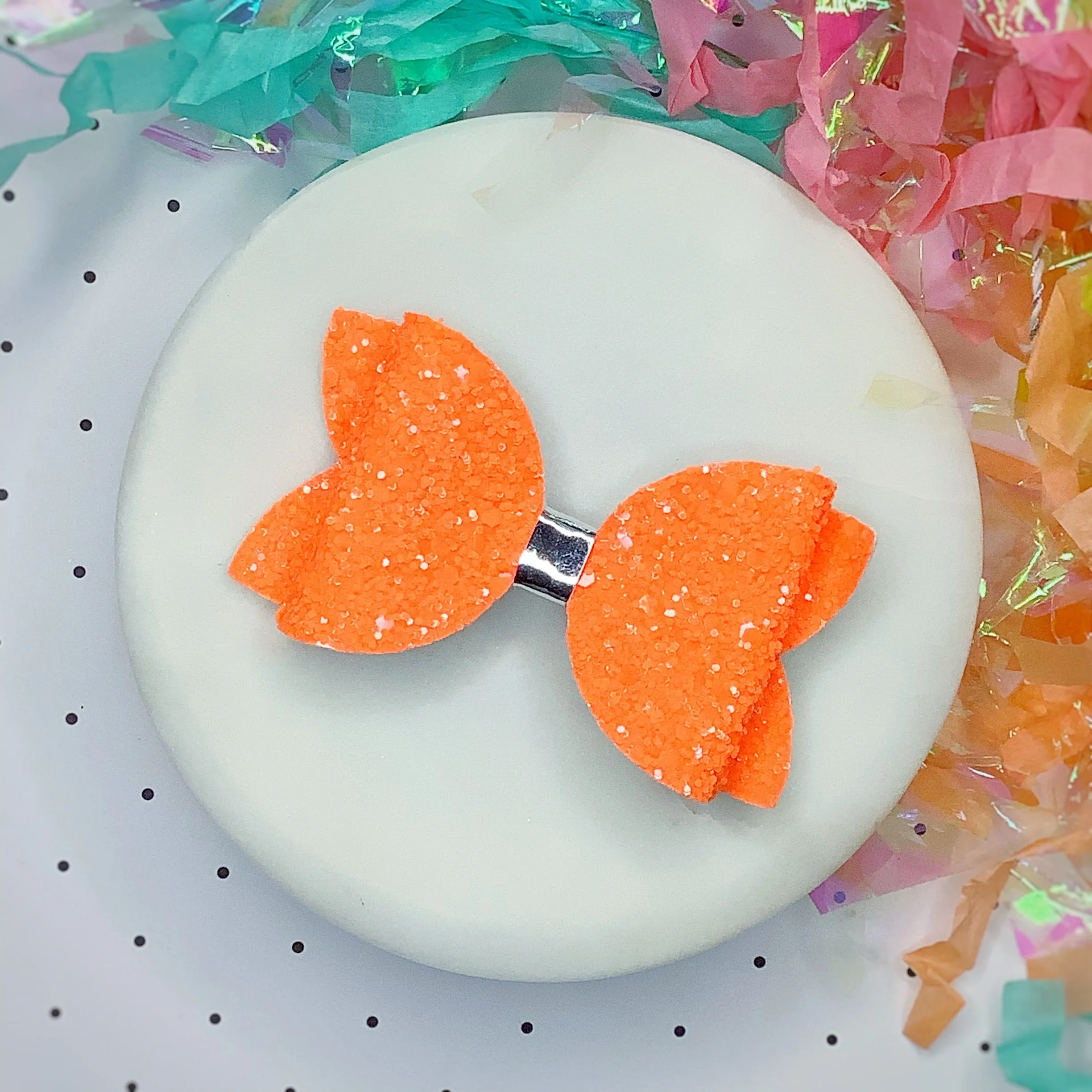 Solid Sparkle 3.5” Bow Collection