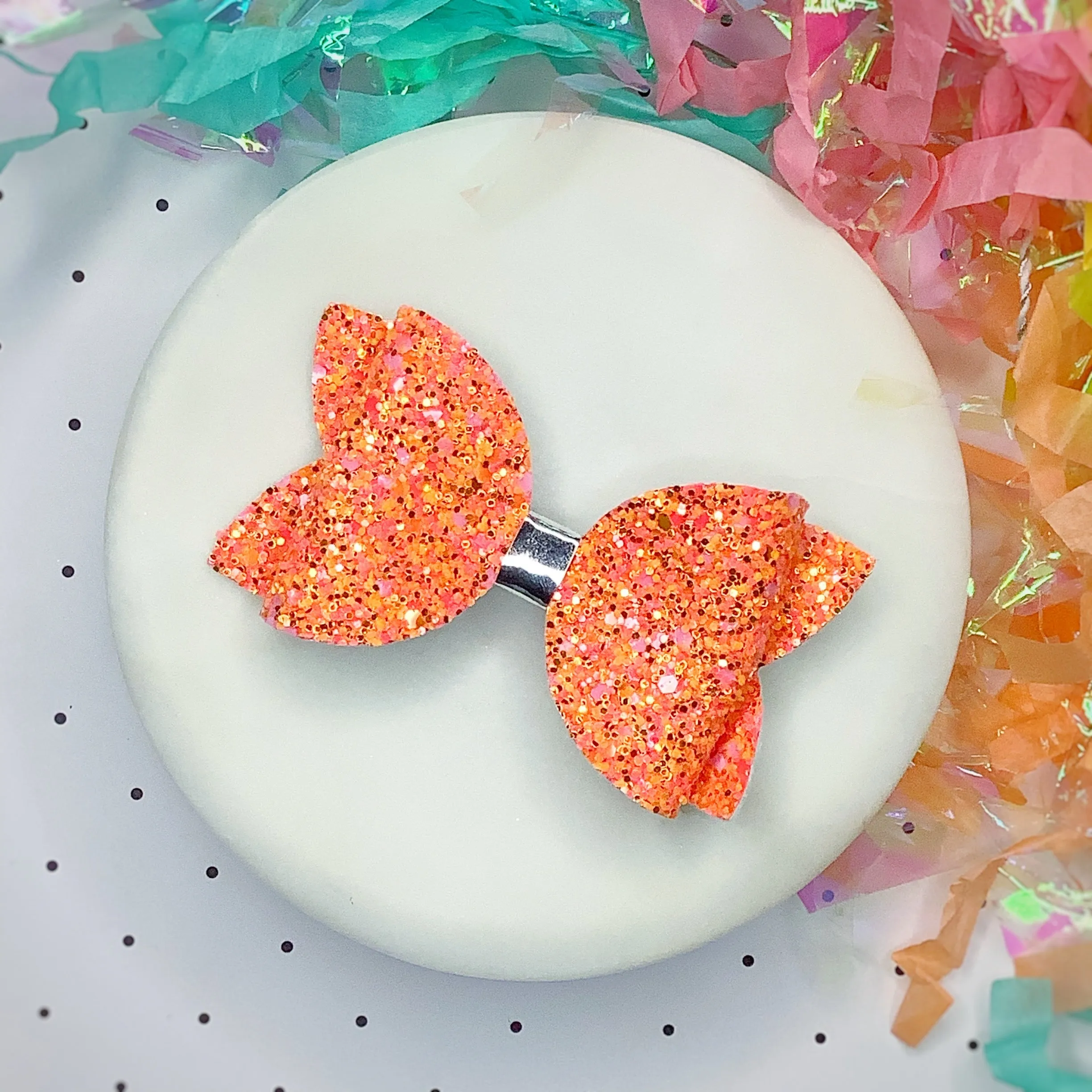 Solid Sparkle 3.5” Bow Collection