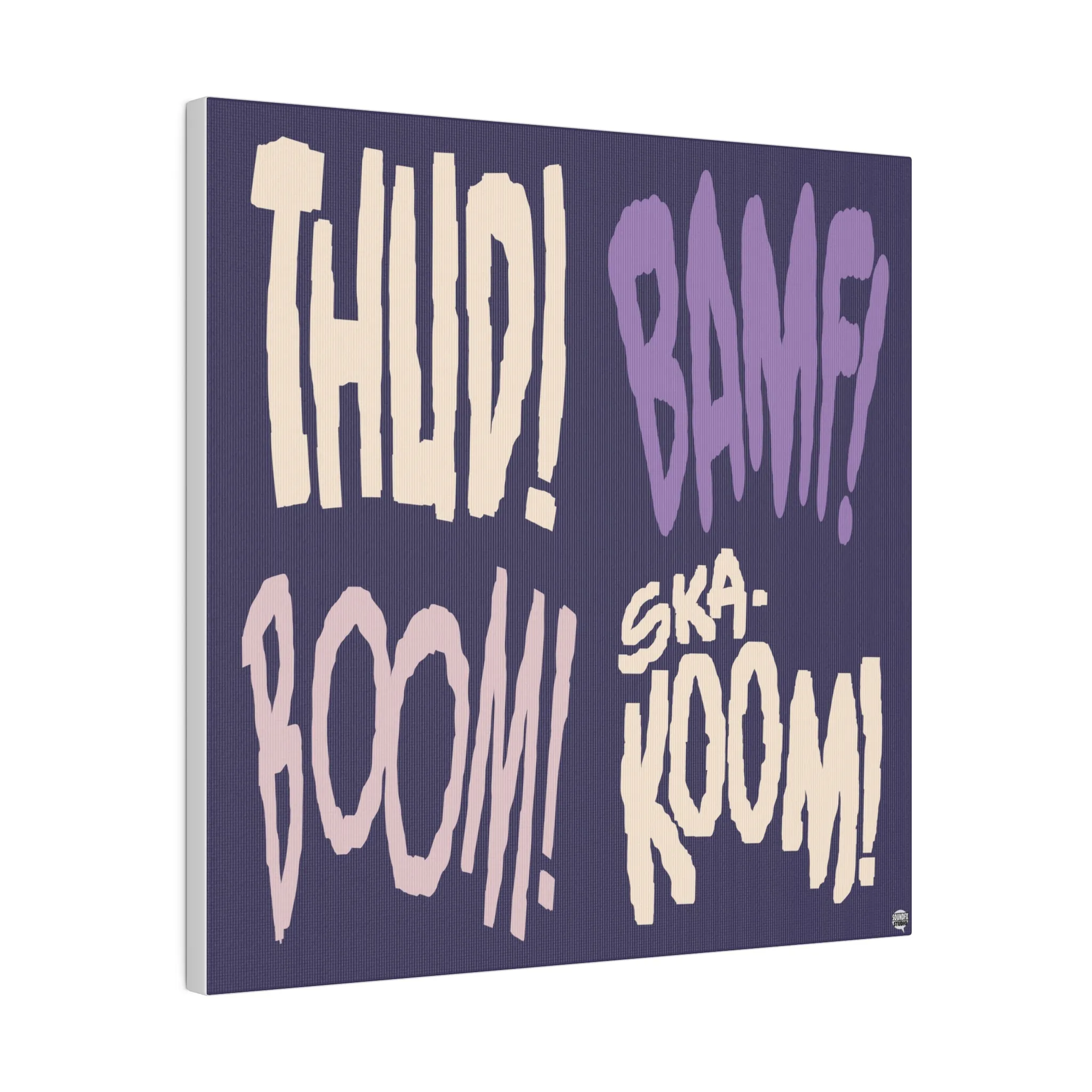 Sound FX THUD BAMF Matte Canvas
