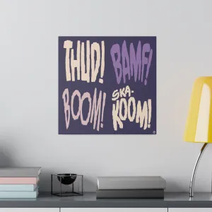Sound FX THUD BAMF Matte Canvas