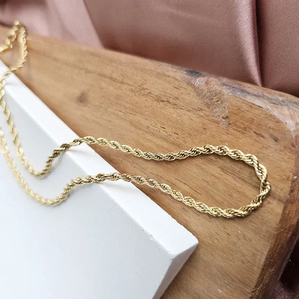 Spiffy & Splendid Luxe Gold Rope Chain - 18in