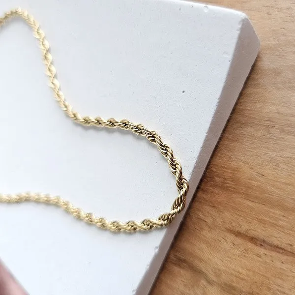 Spiffy & Splendid Luxe Gold Rope Chain - 18in