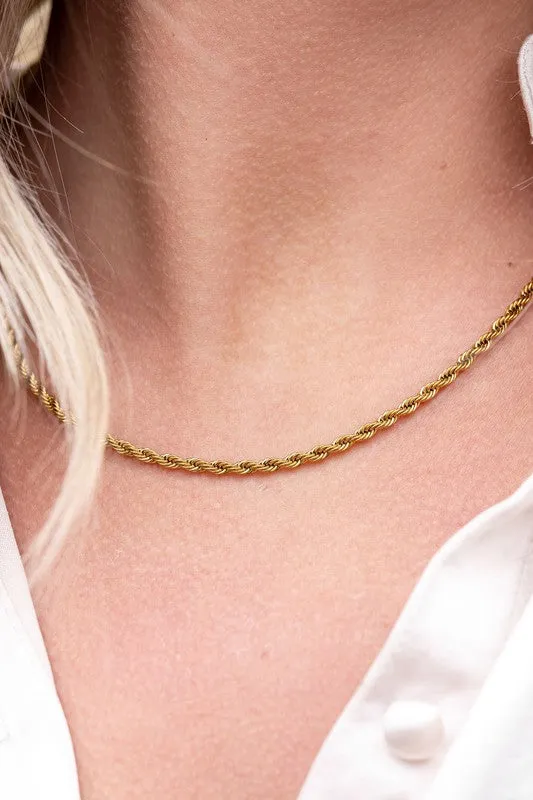 Spiffy & Splendid Luxe Gold Rope Chain - 20in
