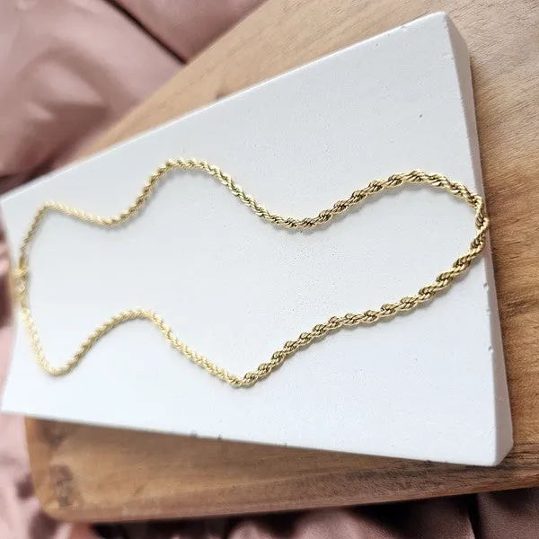 Spiffy & Splendid Luxe Gold Rope Chain - 20in