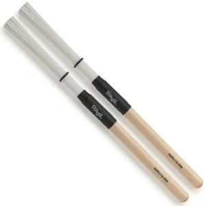 Stagg Nylon Drum Brushes - Wooden Handle