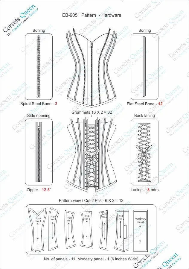 Staley Longline Overbust Corset
