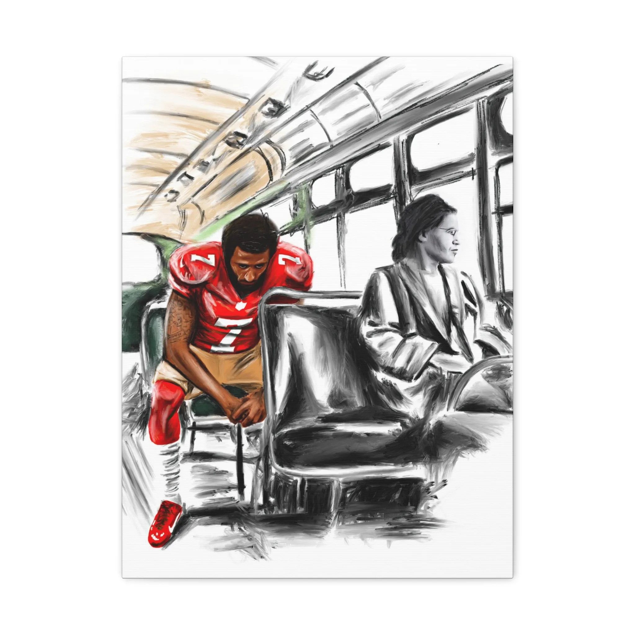 Stand By Sitting | Canvas