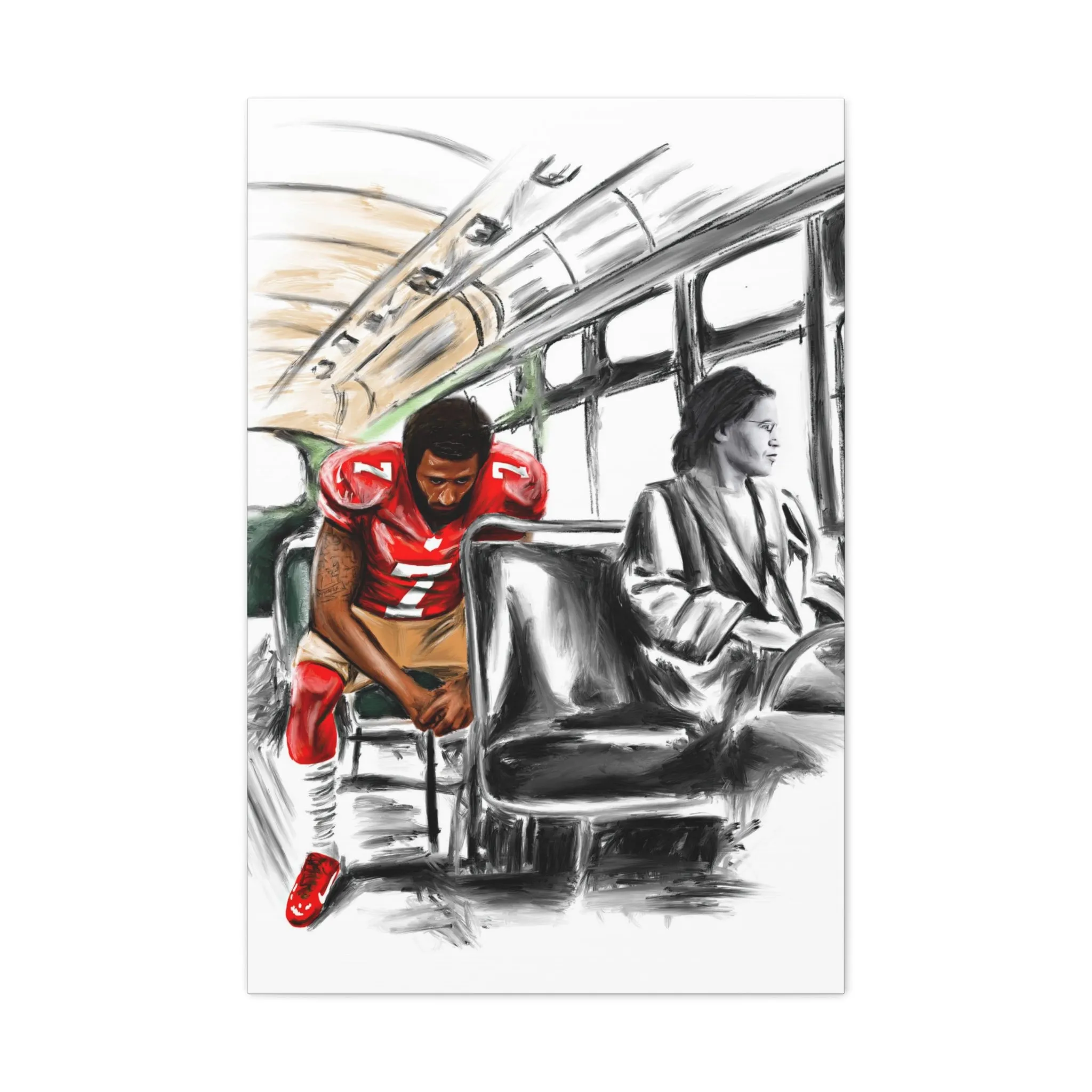 Stand By Sitting | Canvas