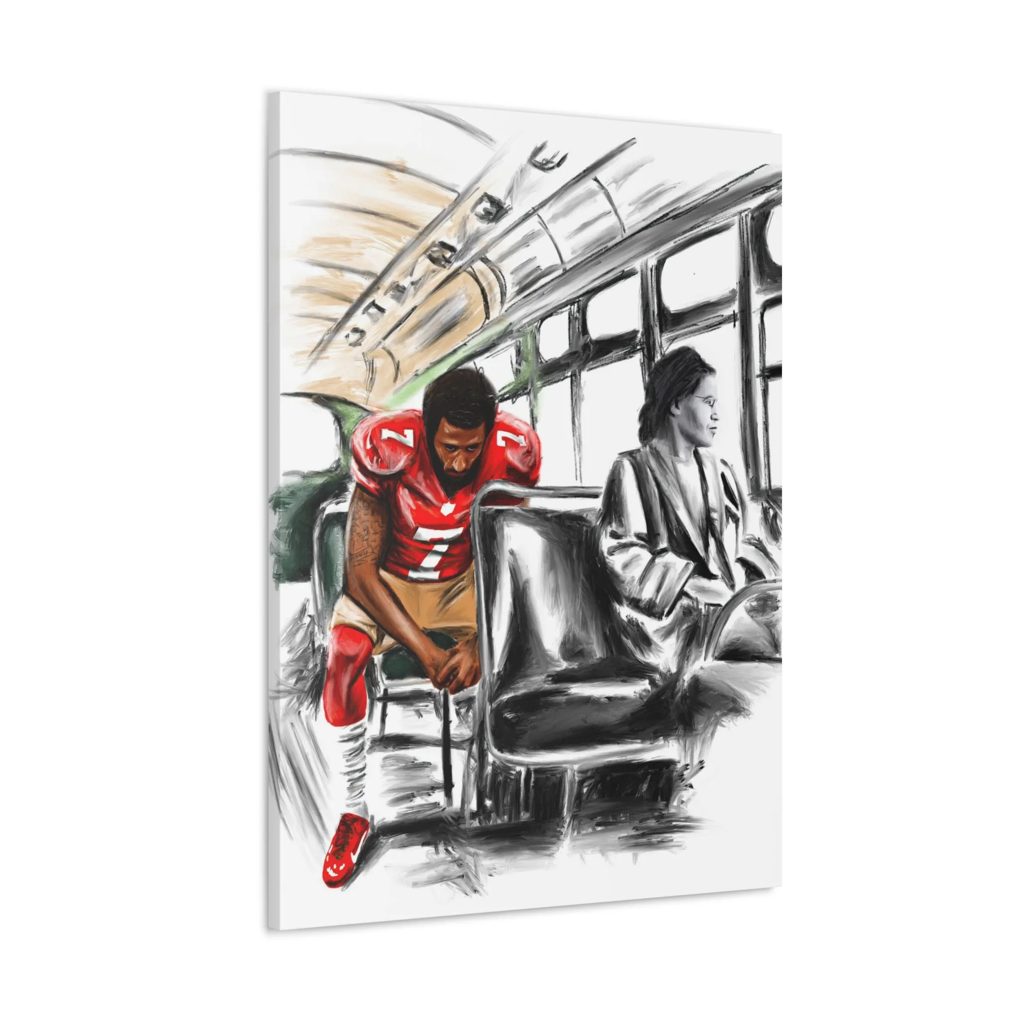 Stand By Sitting | Canvas