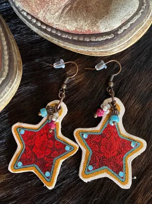 Star Bullrider Earrings
