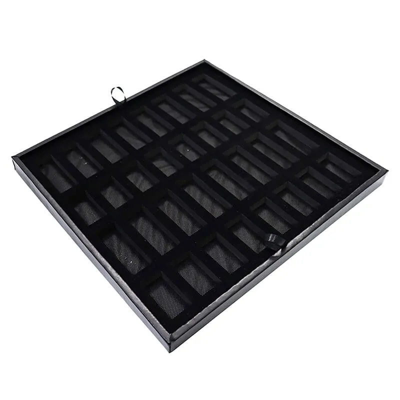 Staunton Chess Game 15 Inches Storage Box -Leather Material