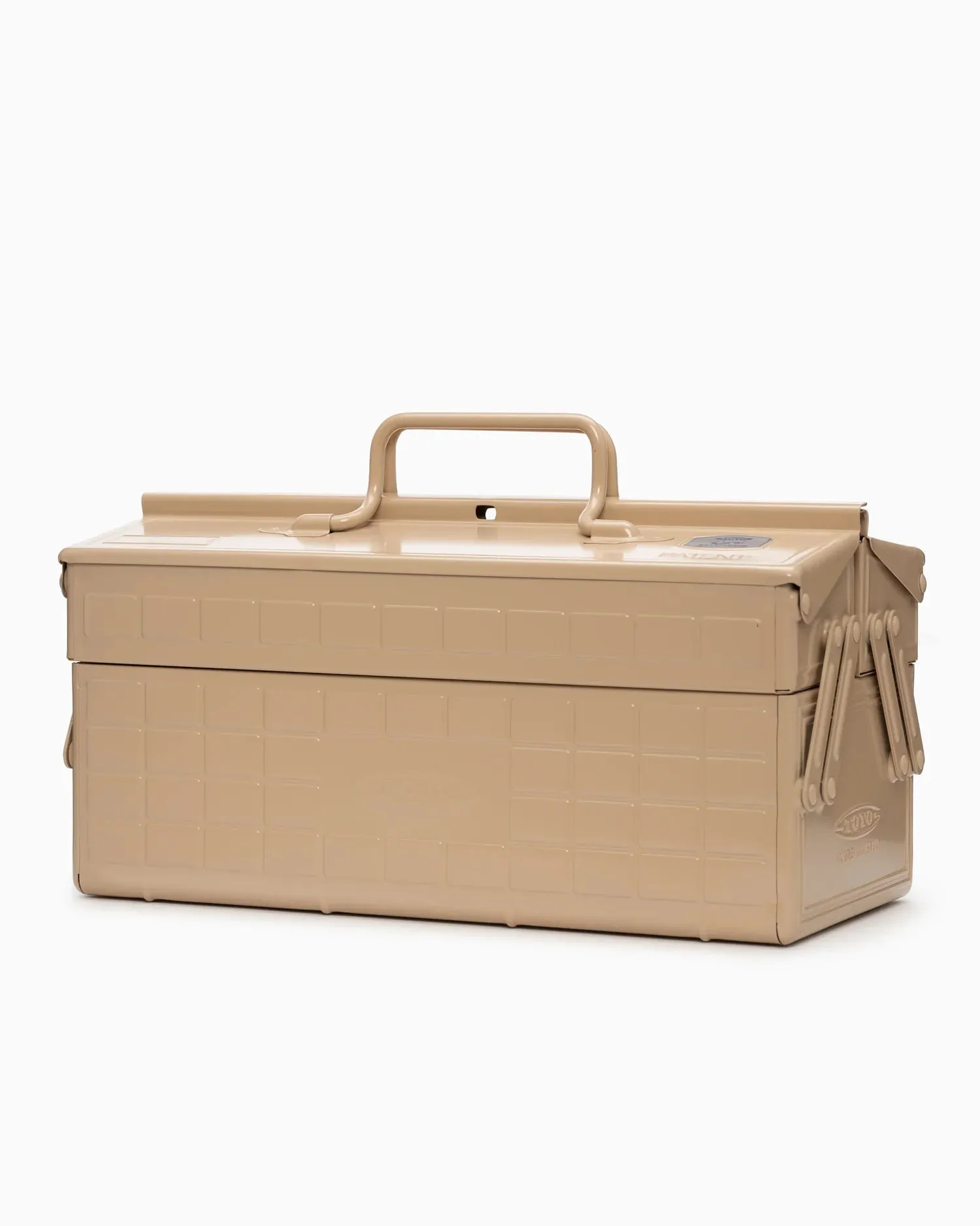 Steel Cantilever Lid Toolbox with Upper Storage Trays and Leather Liners