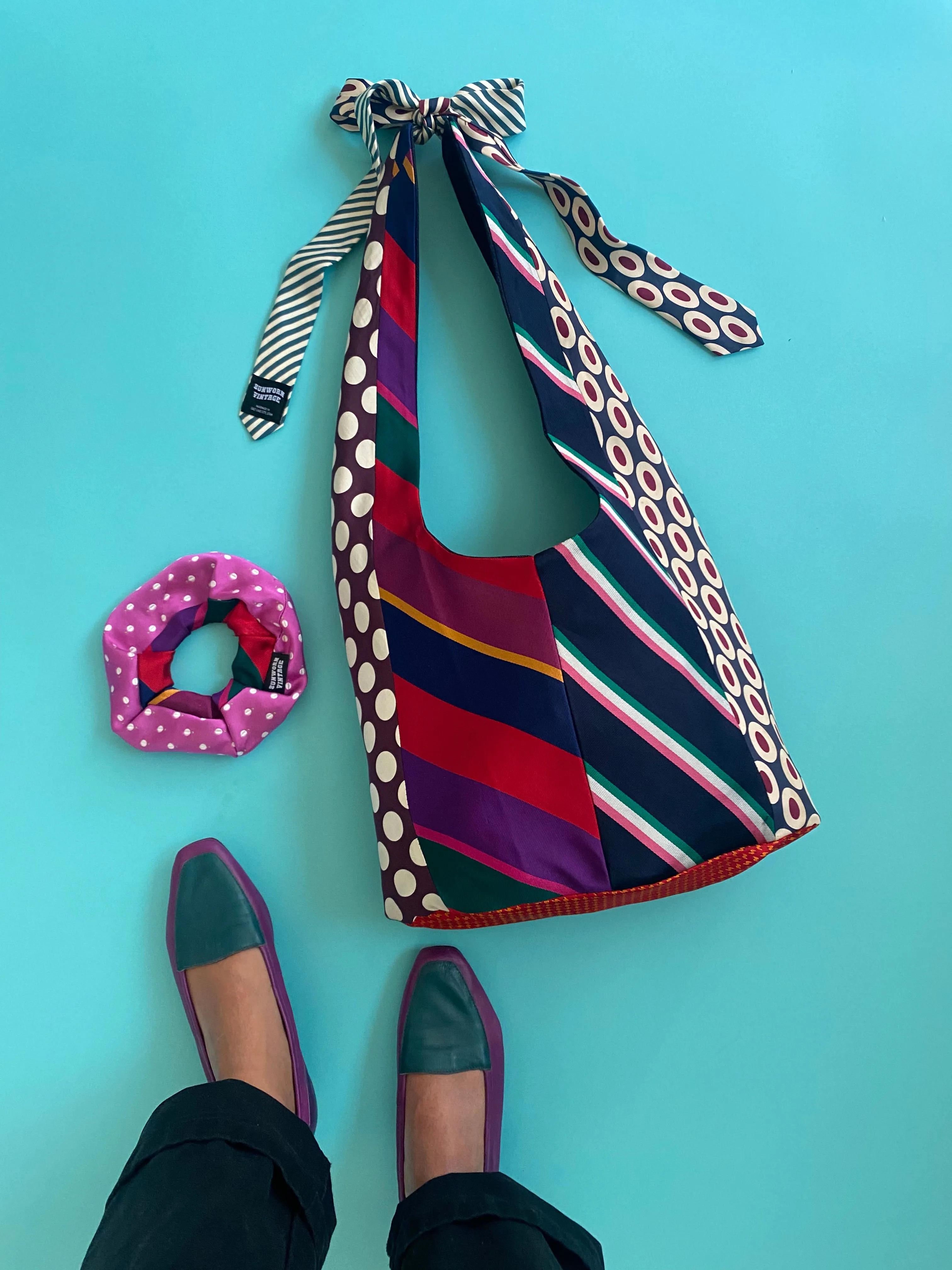 SUNWORN TIE BAG DIGITAL PATTERN