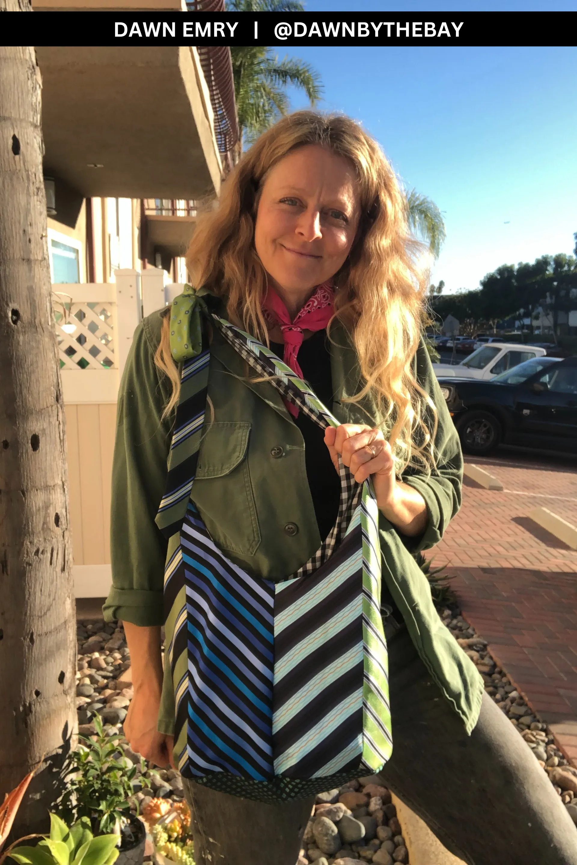 SUNWORN TIE BAG DIGITAL PATTERN