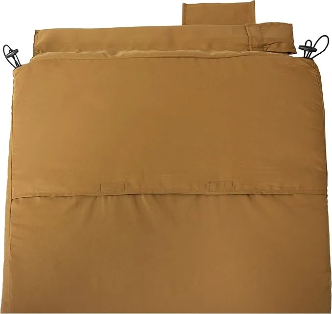 TETON Sports Canvas Camp Pad, Sleeping Pad for Car Camping, Brown