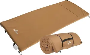 TETON Sports Canvas Camp Pad, Sleeping Pad for Car Camping, Brown