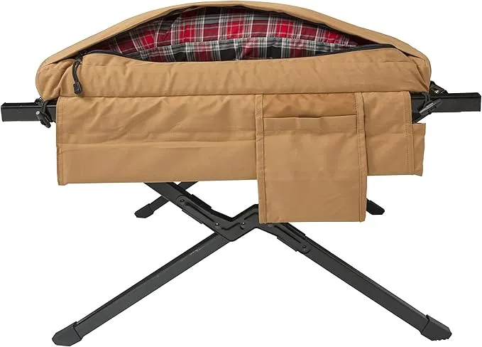 TETON Sports Canvas Camp Pad, Sleeping Pad for Car Camping, Brown