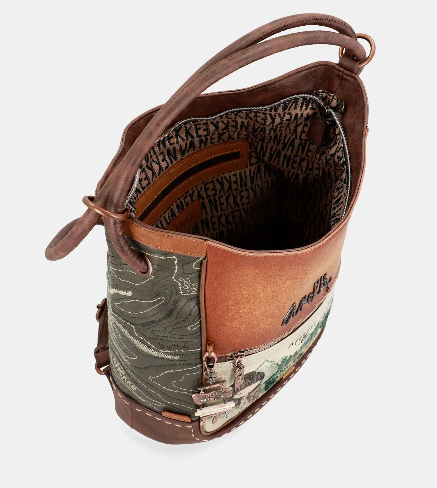 The Forest shoulder bag convertible into a backpack The Forest