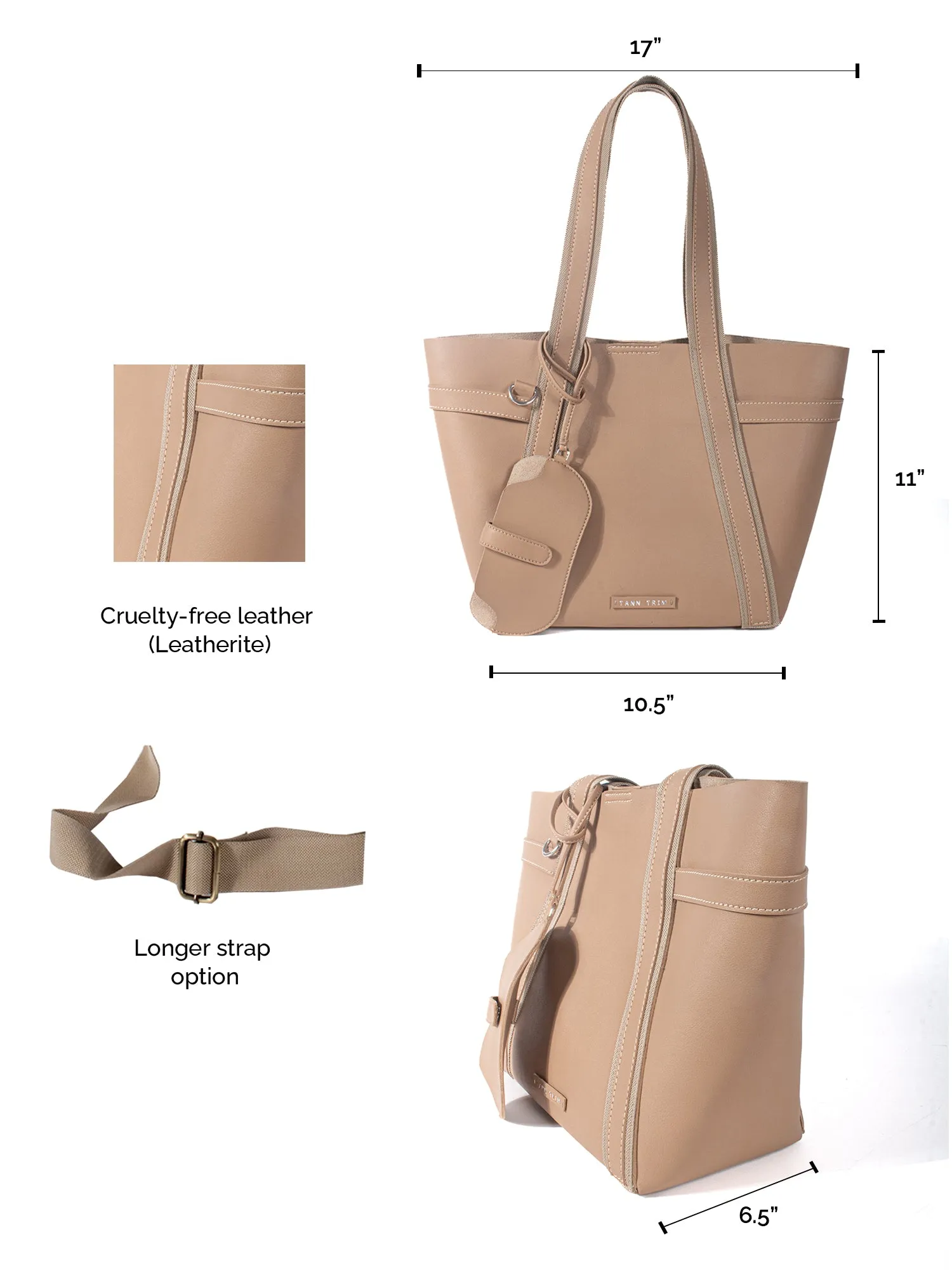 The Trooper Tote: beige