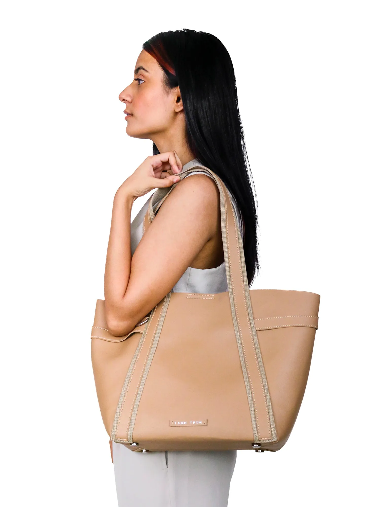 The Trooper Tote: beige