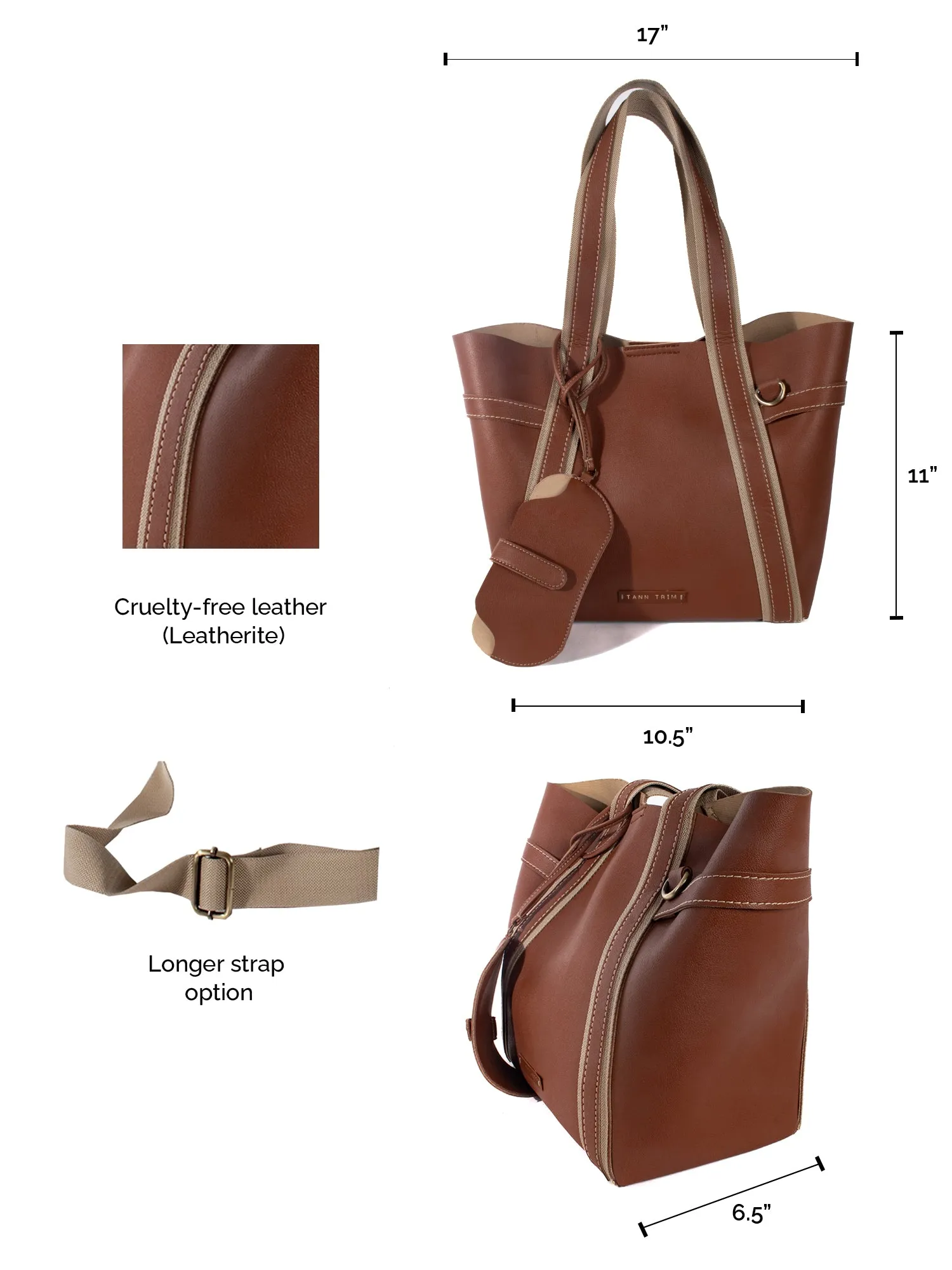 The Trooper Tote tan