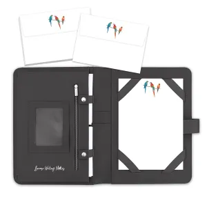 Three Parrots Letter Writing Set with Organiser