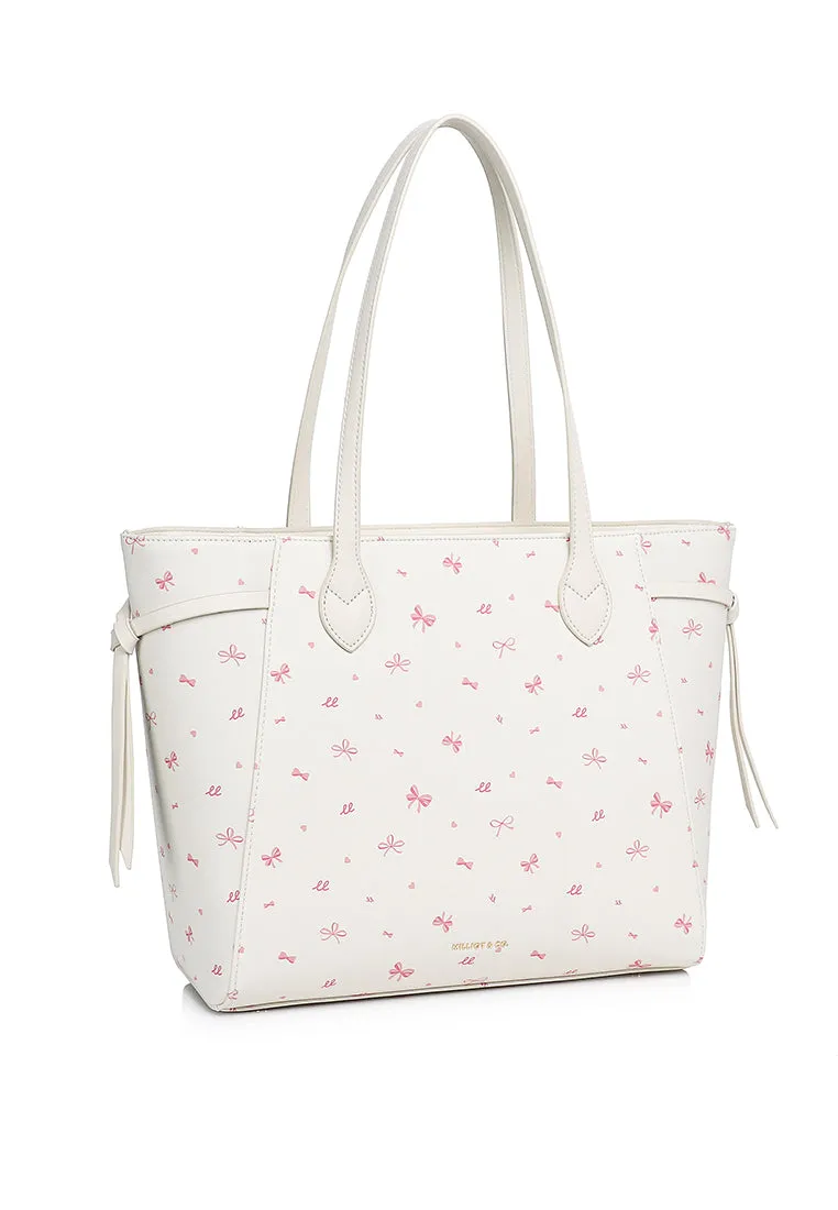 Tie A Ribbon Tote Bag (Beige)
