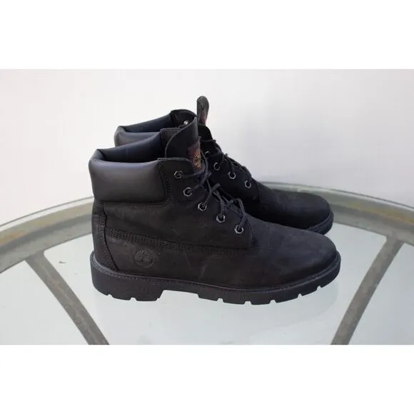 Timberland Junior 6-Inch Premium Waterproof Boot Black Leather 10910 Big Boy 5