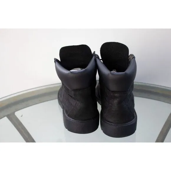 Timberland Junior 6-Inch Premium Waterproof Boot Black Leather 10910 Big Boy 5