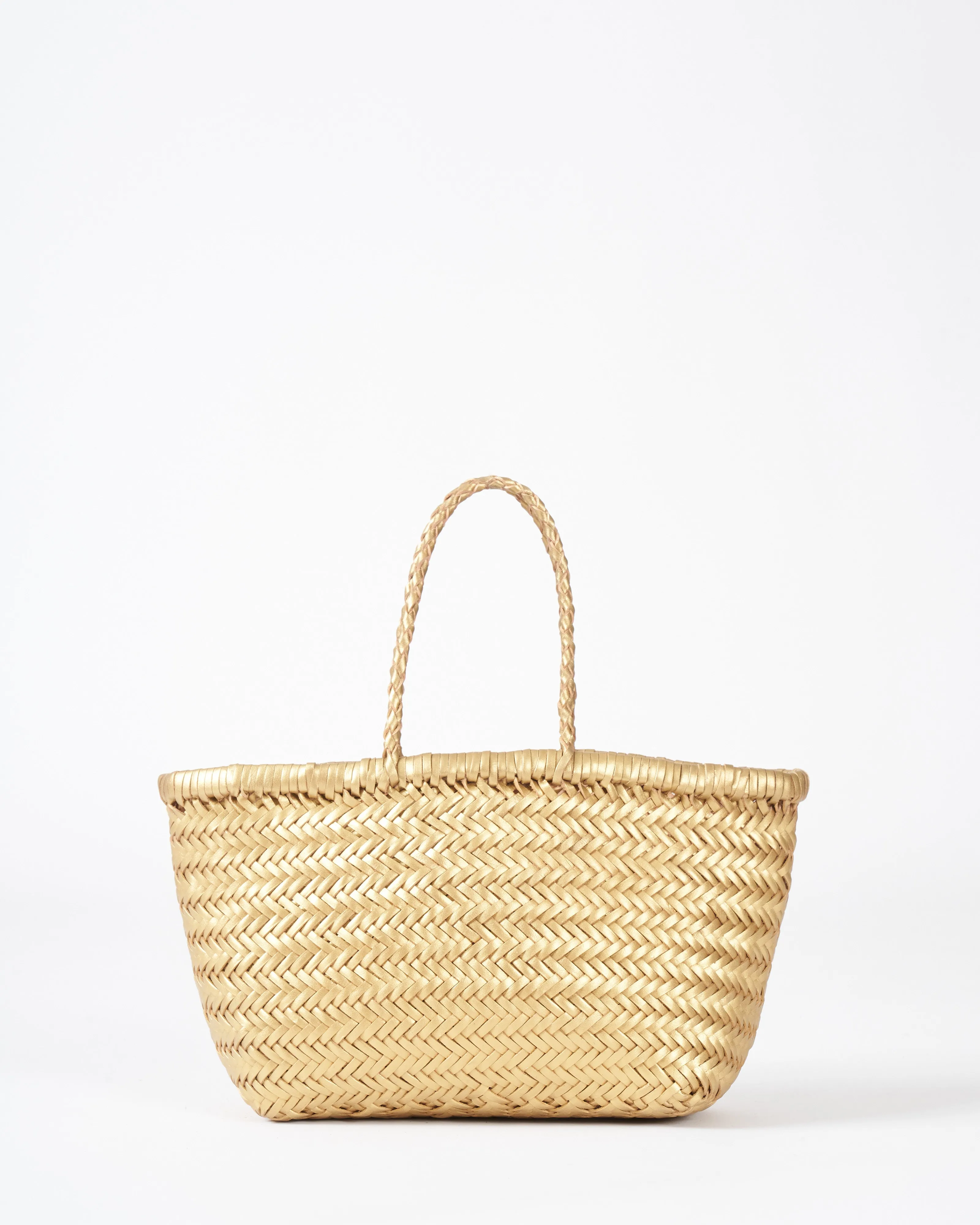 triple jump mini - gold leather