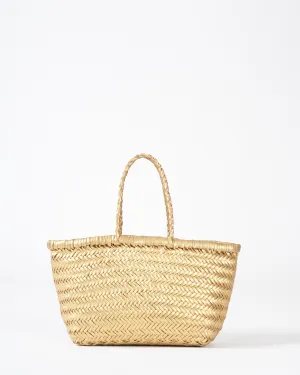 triple jump mini - gold leather