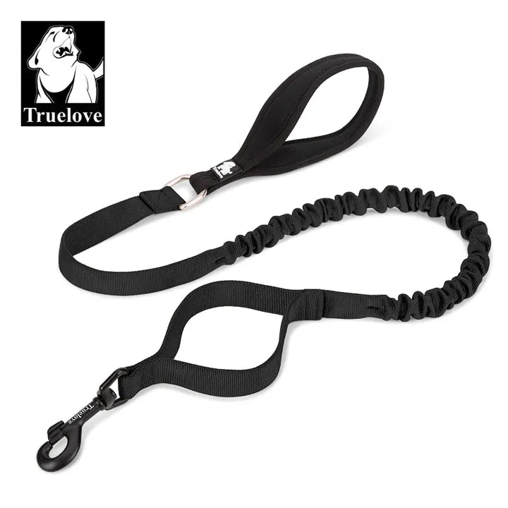 True Love Military Dog Leash 1.5 cm width and 1.4 m length - Black S