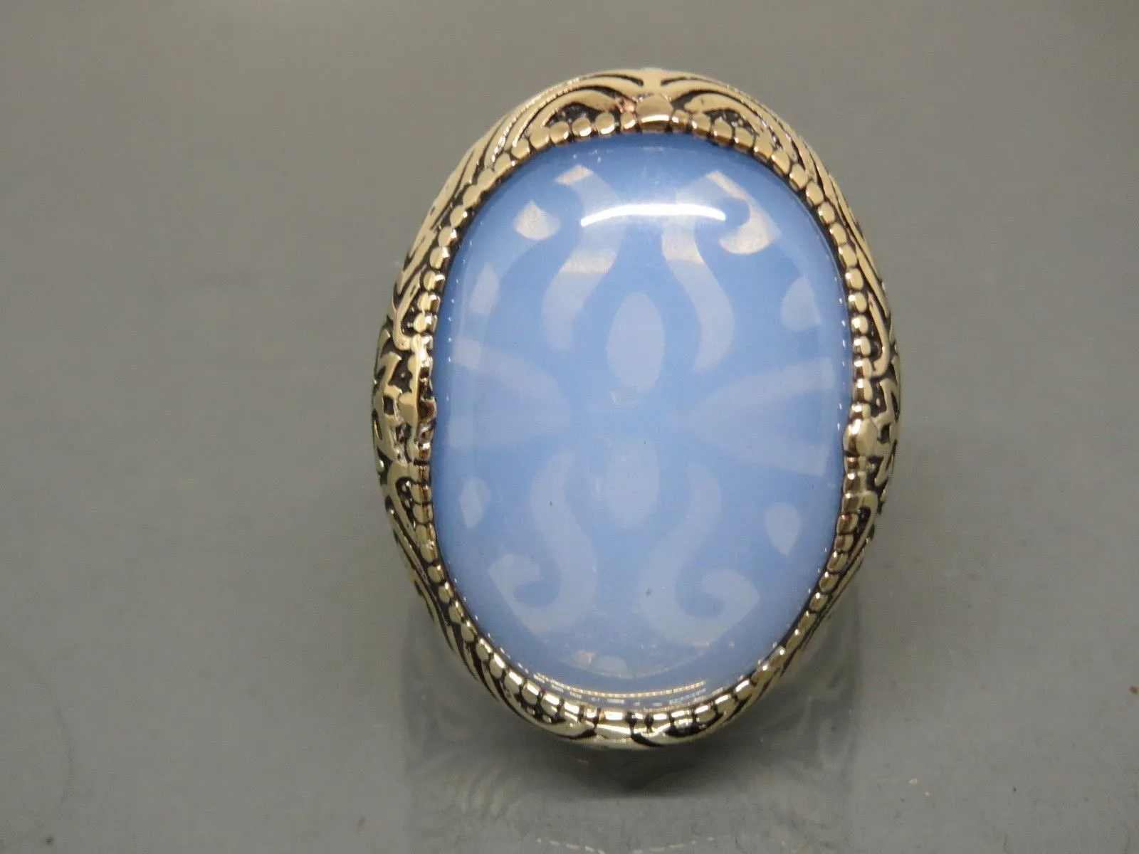 Turkish Handmade Jewelry 925 Sterling Silver Moonstone Mens Rings