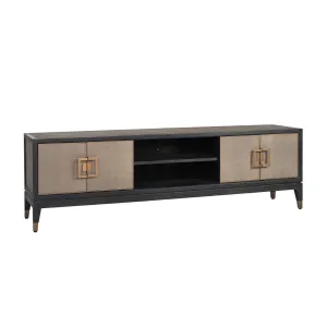 TV Bloomingville dresser 4-door shagreen (Gold)