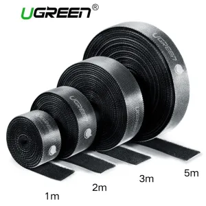 Ugreen Cable Organizer Wire Winder Clip Earphone Holder Mouse Cord Protector HDMI Cable Management For iPhone Samsung USB Cable
