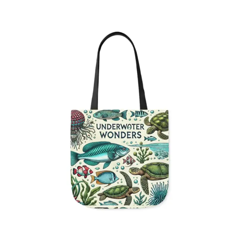 Underwater Wonders Canvas Tote for Ocean Lovers