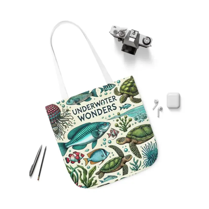 Underwater Wonders Canvas Tote for Ocean Lovers