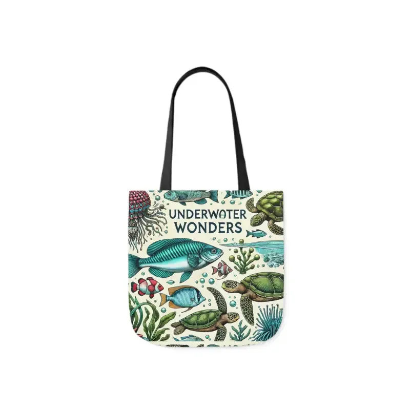 Underwater Wonders Canvas Tote for Ocean Lovers