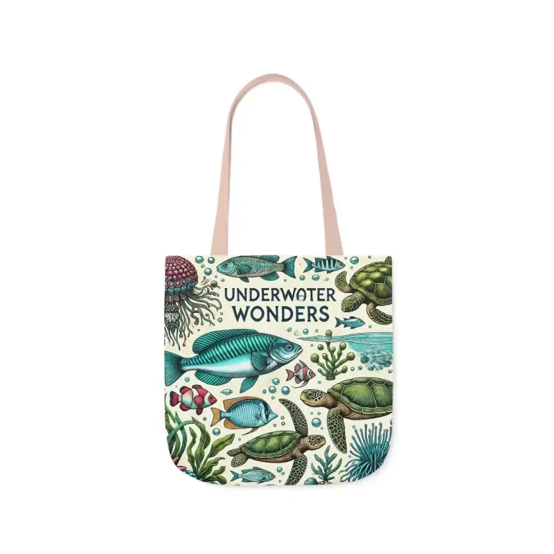 Underwater Wonders Canvas Tote for Ocean Lovers