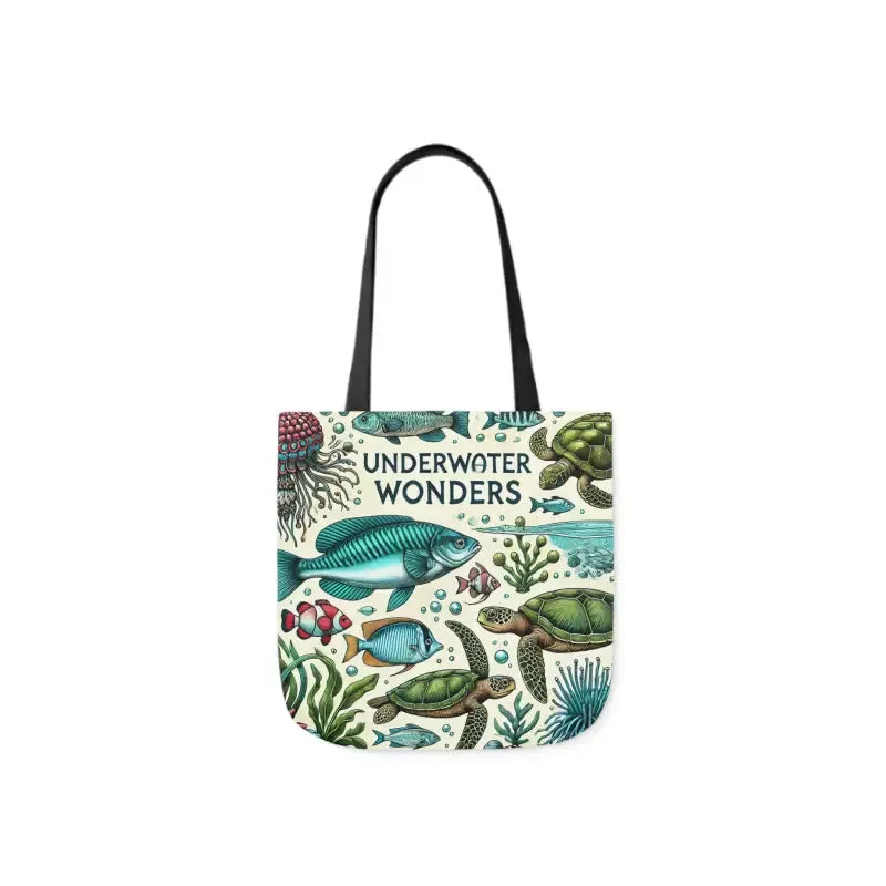 Underwater Wonders Canvas Tote for Ocean Lovers