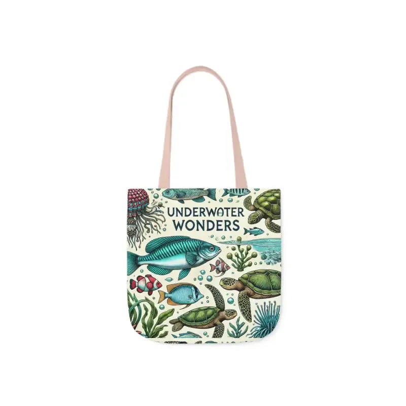 Underwater Wonders Canvas Tote for Ocean Lovers