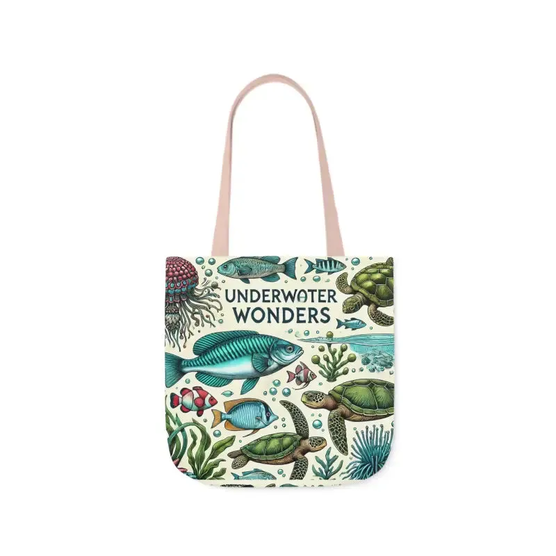 Underwater Wonders Canvas Tote for Ocean Lovers