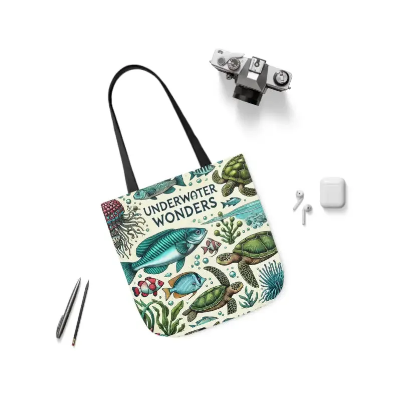 Underwater Wonders Canvas Tote for Ocean Lovers