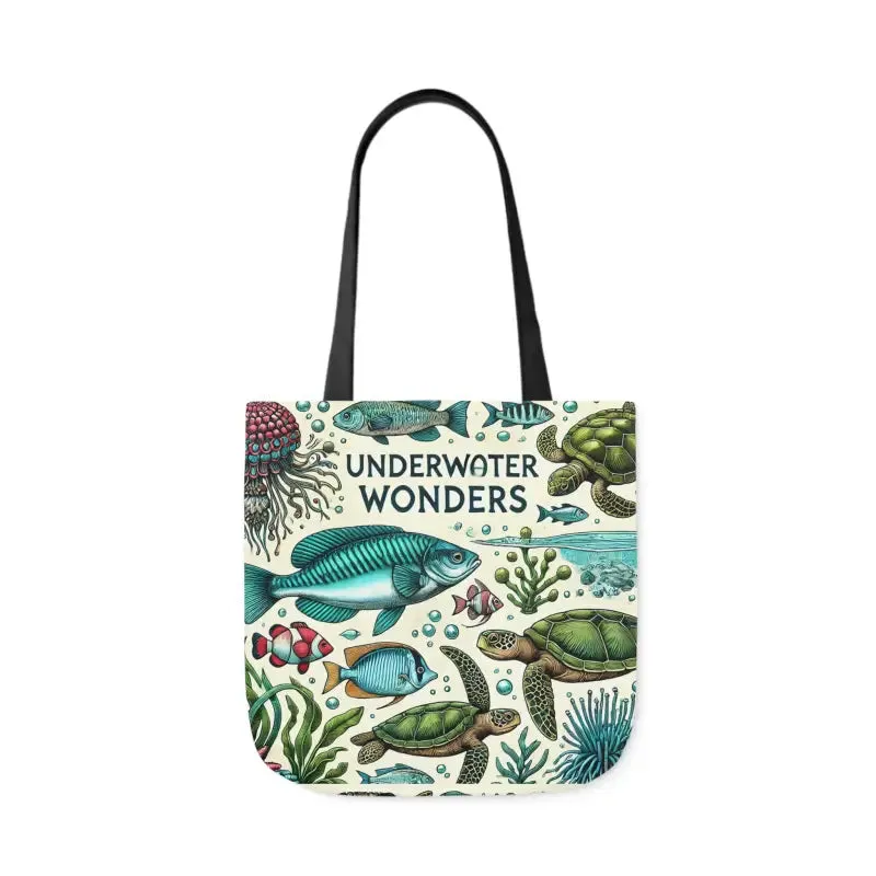 Underwater Wonders Canvas Tote for Ocean Lovers